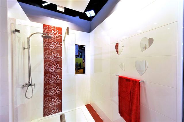 carrelage salle de bain bordeaux